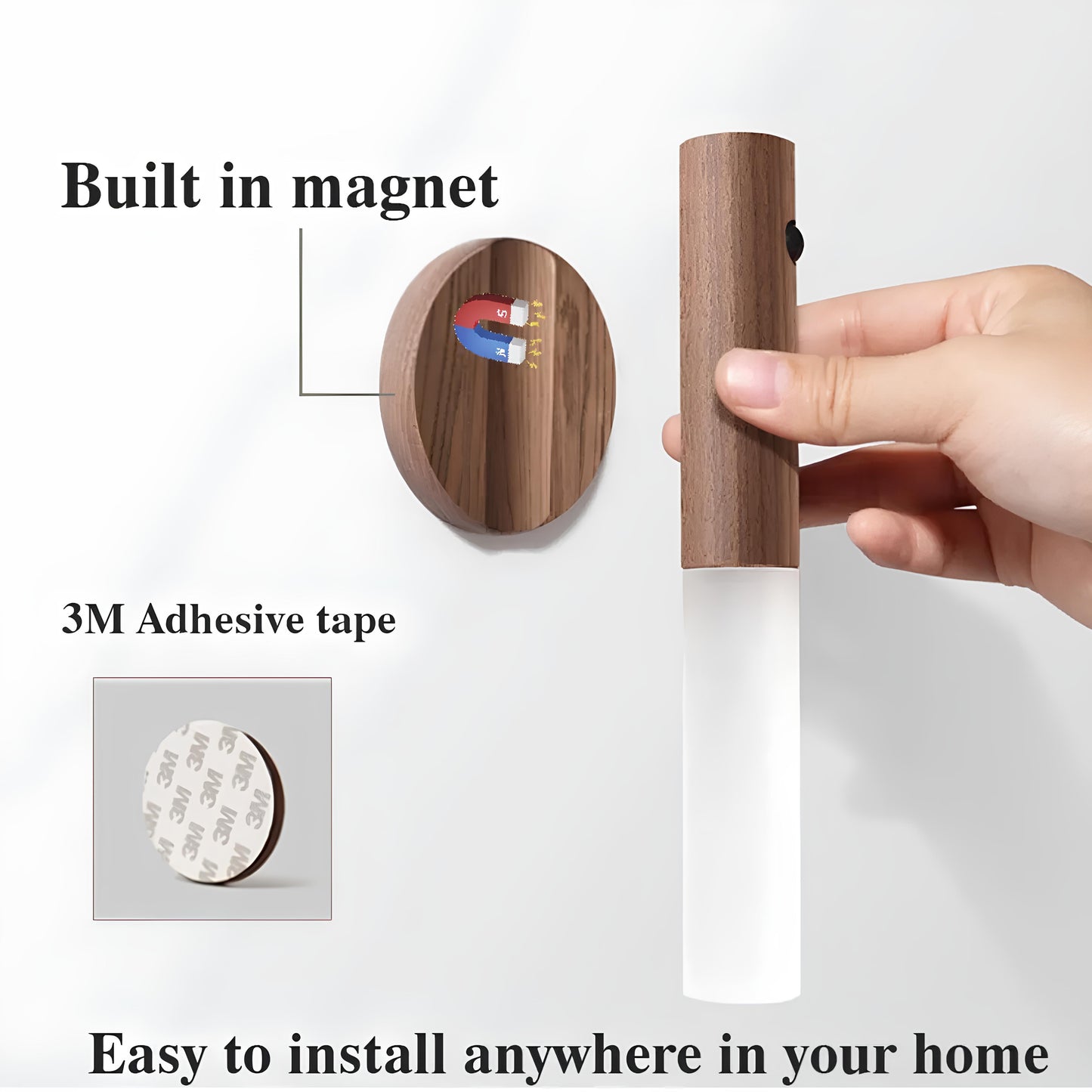 Magi Stick en bois magnétique rechargeable